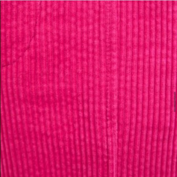 Zara L Fuchsia Corduroy High Rise Pant NWT - Picture 15 of 15